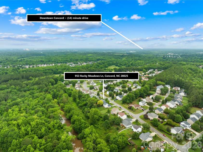 953 Rocky Meadows Lane, Concord, NC 28025.  MLS# CAR4384156, YatesRealty ID 30092. 