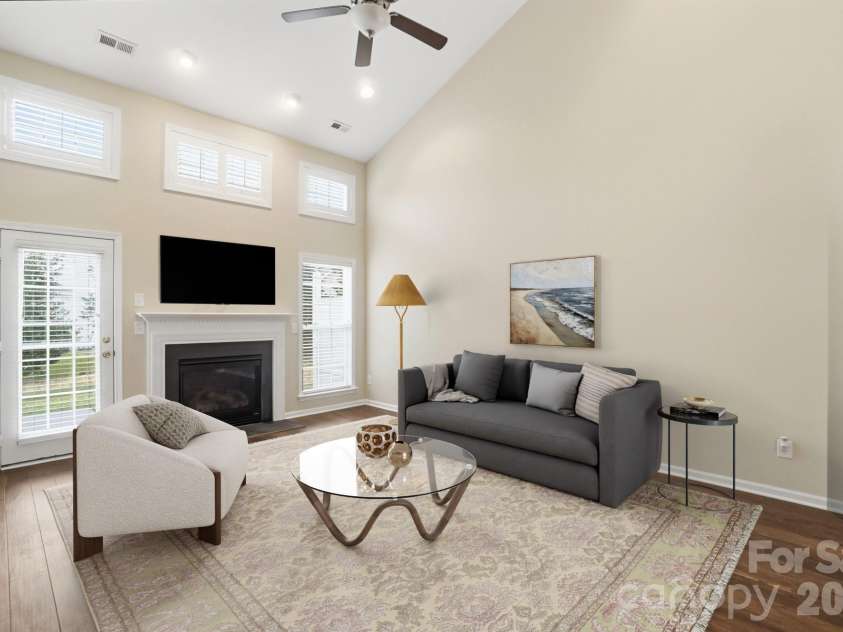 284 Garnet Court, Fort Mill, SC 29708.  MLS# CAR4341140, YatesRealty ID 3010. Staged Family Room