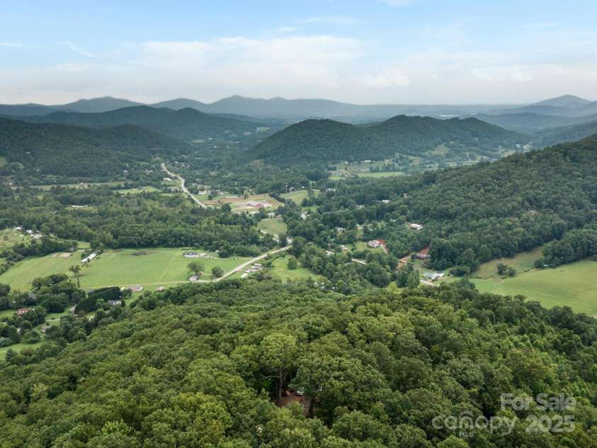 88 Candyland Court, Candler, NC 28715.  MLS# CAR4285213, YatesRealty ID 30108. Aerial
