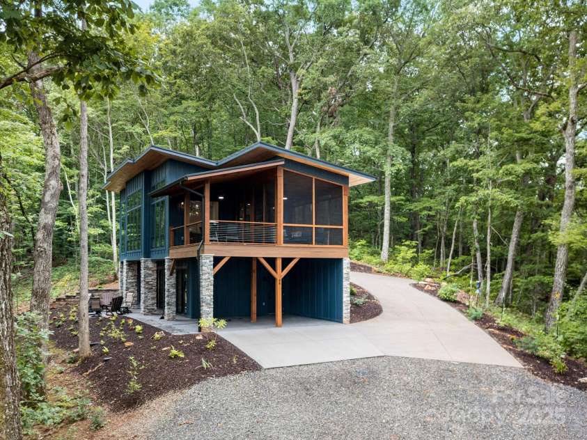 88 Candyland Court, Candler, NC 28715.  MLS# CAR4285213, YatesRealty ID 30108. Side