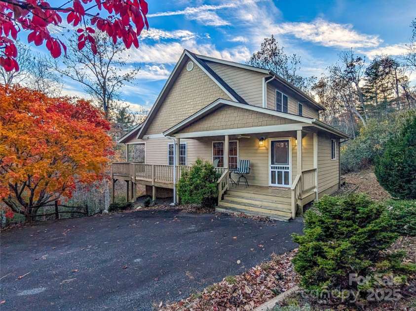 355 Rosewood Lane, Burnsville, NC 28714.  MLS# CAR4326302, YatesRealty ID 30113. Additional view of property late fall!