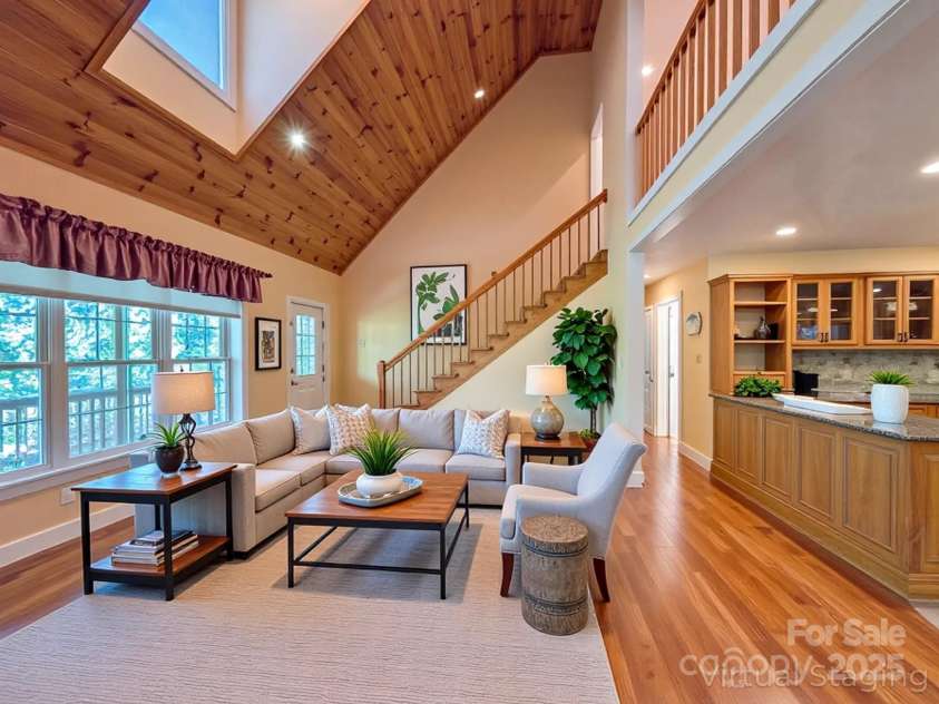 355 Rosewood Lane, Burnsville, NC 28714.  MLS# CAR4326302, YatesRealty ID 30113. Virtual Staging of GR to envision the possibilities! 