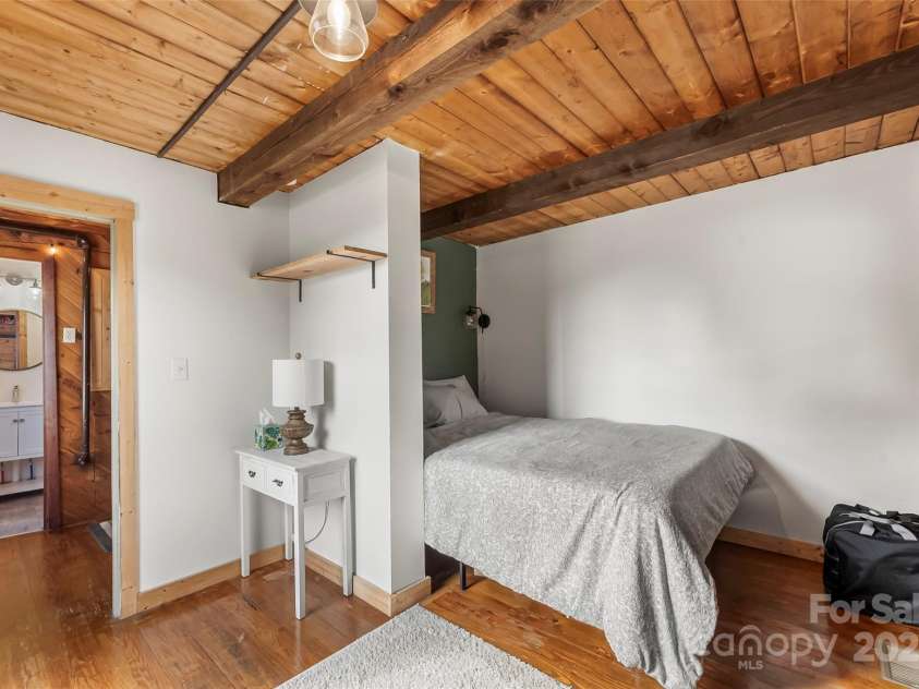 1623 Soco Road, Maggie Valley, NC 28751.  MLS# CAR4281971, YatesRealty ID 30118. Bedroom on main