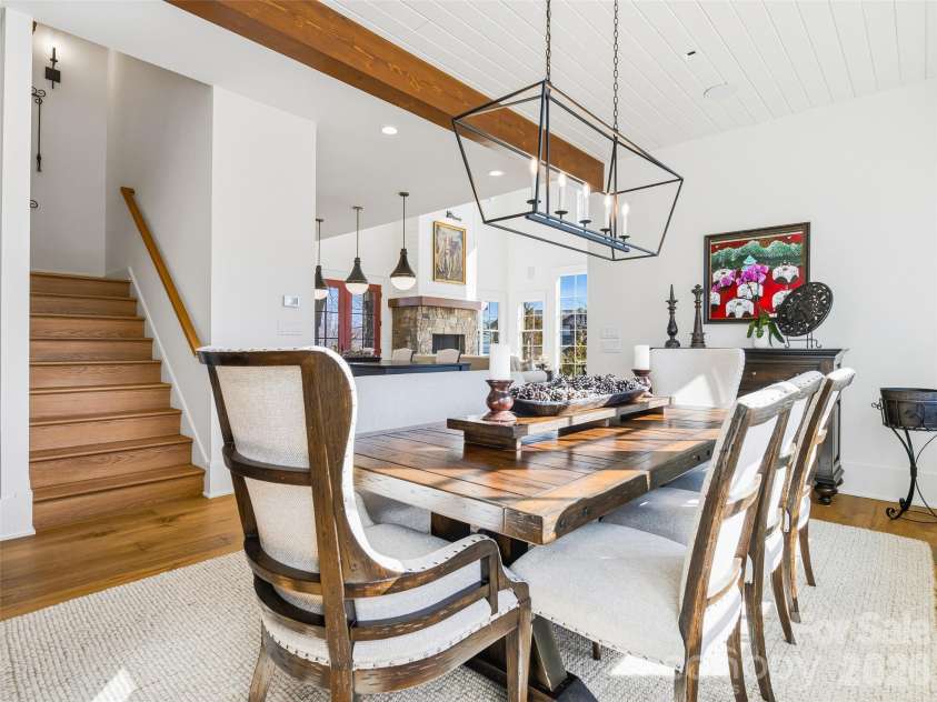 120 Boulder Creek Way, Asheville, NC 28805.  MLS# CAR4356297, YatesRealty ID 30119. Dining Room looking towards kitchen