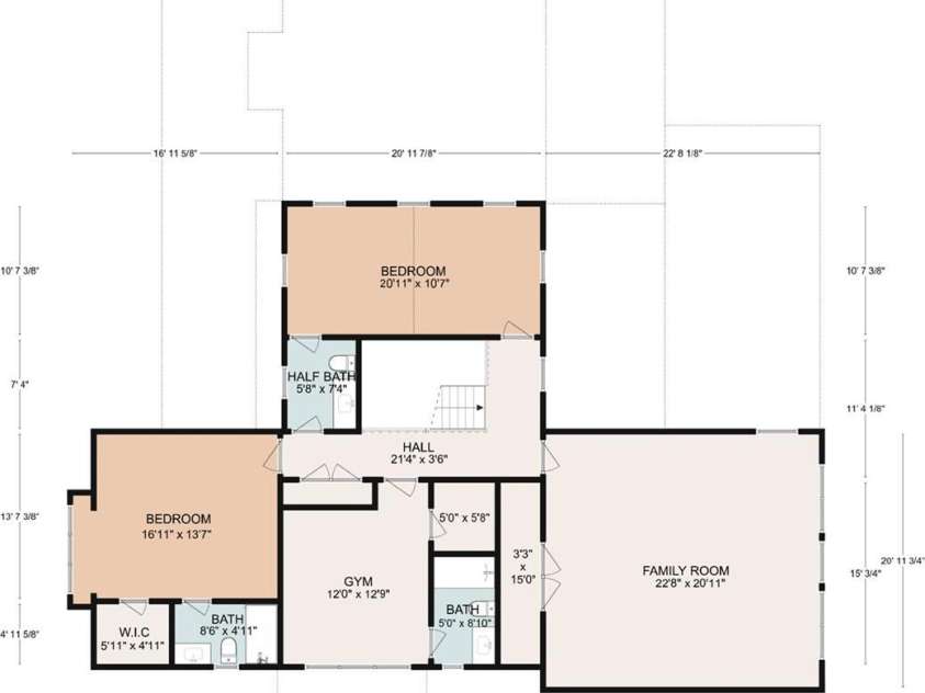 120 Boulder Creek Way, Asheville, NC 28805.  MLS# CAR4356297, YatesRealty ID 30119. Floor Plan 2nd Floor