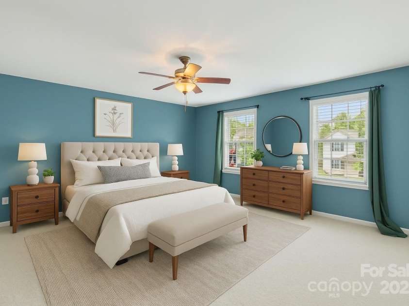 111 Tilton Drive, Mooresville, NC 28115.  MLS# CAR4254462, YatesRealty ID 30141. 2nd Floor Primary - Virtually Staged View