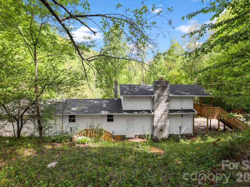 1007 Fork Road, Barnardsville, NC 28709.  MLS# CAR4374690, YatesRealty ID 30146. Back view