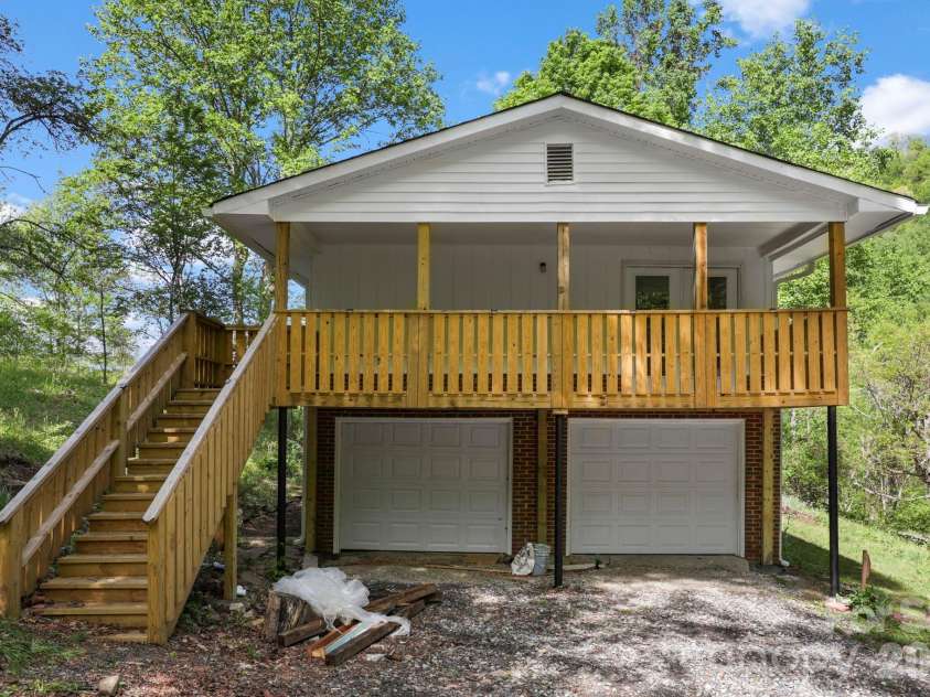 1007 Fork Road, Barnardsville, NC 28709.  MLS# CAR4374690, YatesRealty ID 30146. Side view