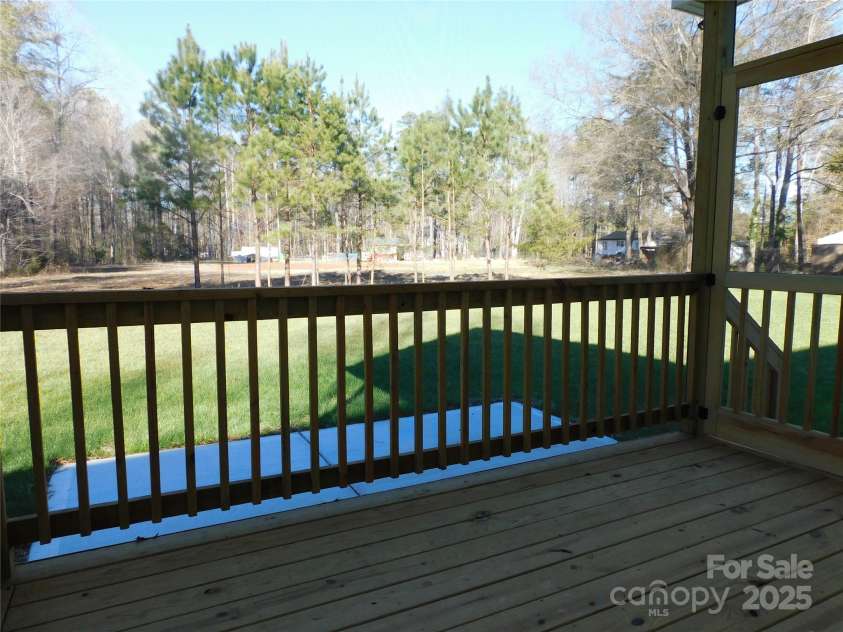 2270 Charlotte Highway, York, SC 29745.  MLS# CAR4202376, YatesRealty ID 3015. Covered porch view of rear
