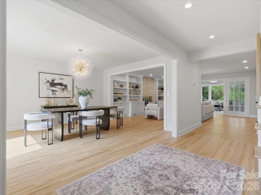 3600 Carmel Road, Charlotte, NC 28226.  MLS# CAR4377797, YatesRealty ID 30150. Dining Room