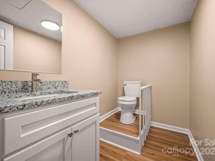 1283 Harris Henrietta Road, Forest City, NC 28043.  MLS# CAR4287411, YatesRealty ID 30152. 1/2 bath in basement