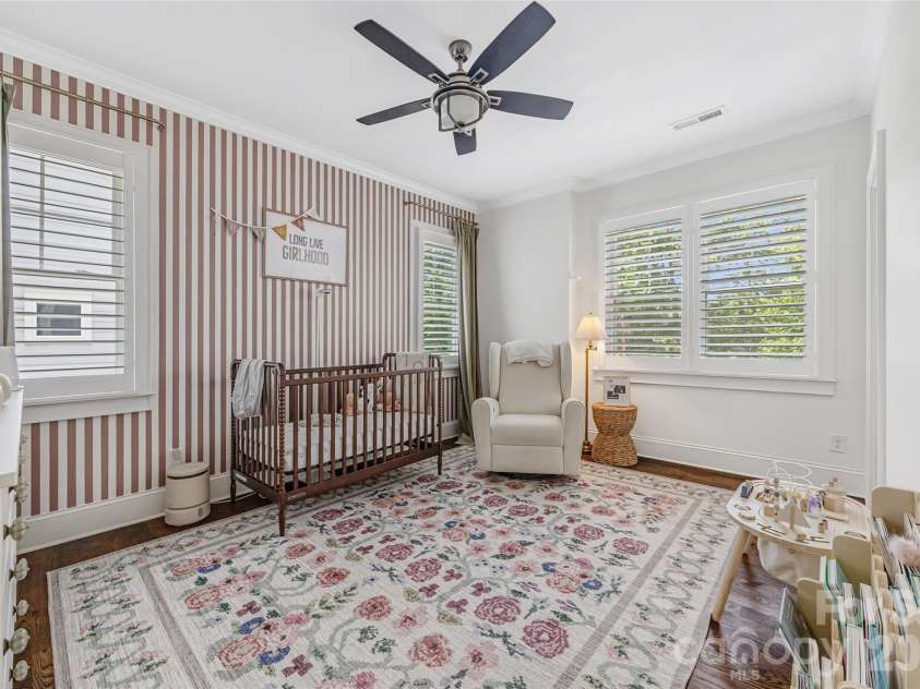 3430 Cosby Place, Charlotte, NC 28205.  MLS# CAR4389964, YatesRealty ID 30155. Upstairs Bedroom #2