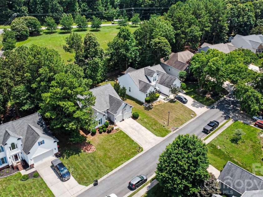 644 Sunset Point Drive, Rock Hill, SC 29732.  MLS# CAR4392650, YatesRealty ID 30156. Mature trees allow for privacy