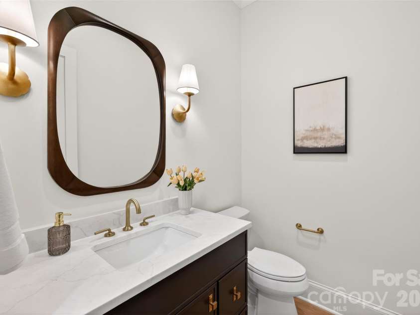 1316 Holmes Drive, Charlotte, NC 28209.  MLS# CAR4338664, YatesRealty ID 3016. Powder Room on Main Level. 