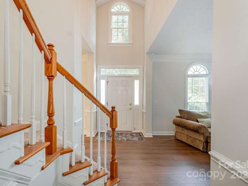 1239 Boyden Place, Concord, NC 28027.  MLS# CAR4285541, YatesRealty ID 30161. Entry foyer, two-story.