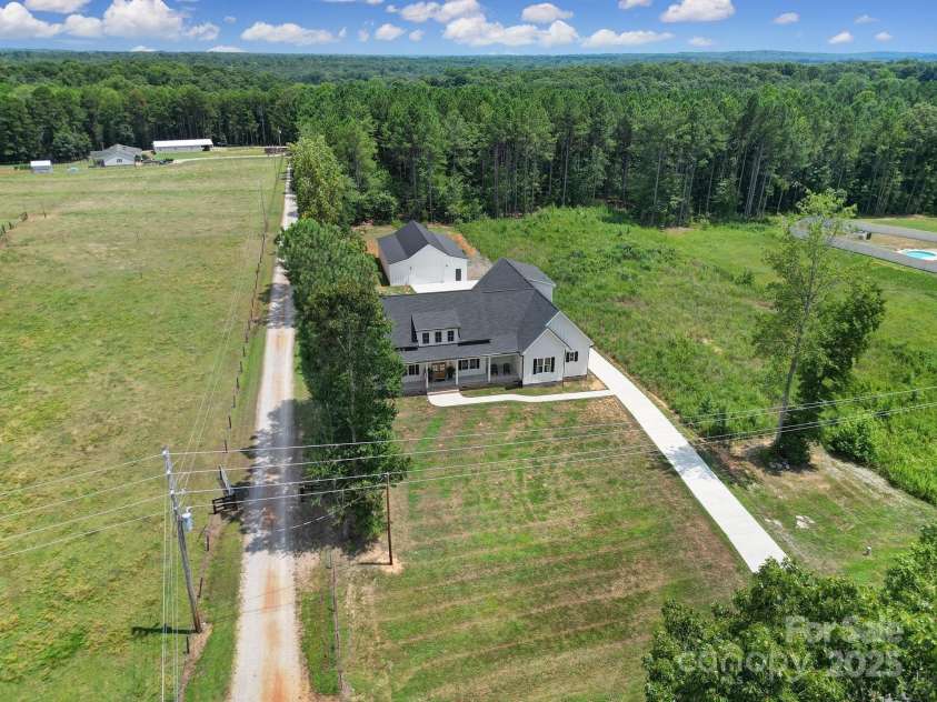 1104 Furnace Road, Iron Station, NC 28080.  MLS# CAR4286754, YatesRealty ID 30162. Aerial View