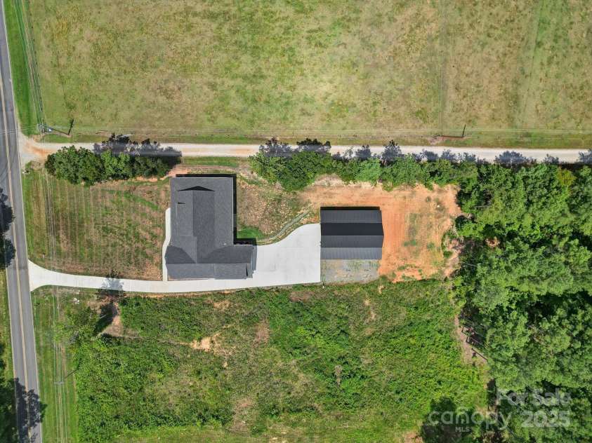 1104 Furnace Road, Iron Station, NC 28080.  MLS# CAR4286754, YatesRealty ID 30162. Aerial View