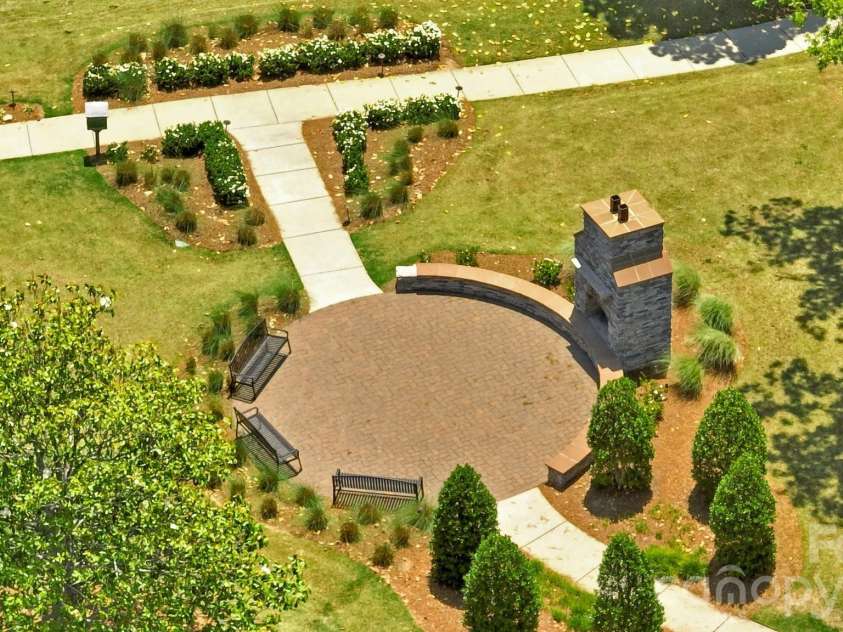 637 Amber Meadows Way, Tega Cay, SC 29708.  MLS# CAR4383765, YatesRealty ID 30162. Community Fireplace and Patio