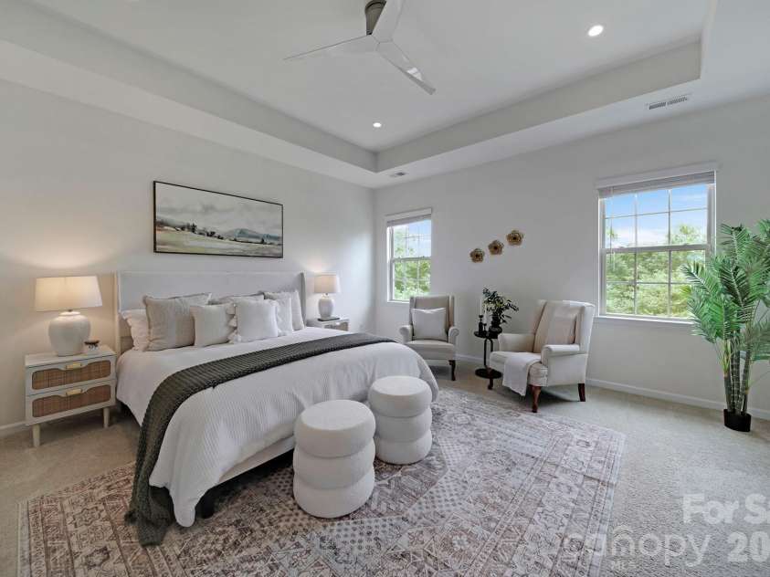 637 Amber Meadows Way, Tega Cay, SC 29708.  MLS# CAR4383765, YatesRealty ID 30162. Very Private Primary Bedroom