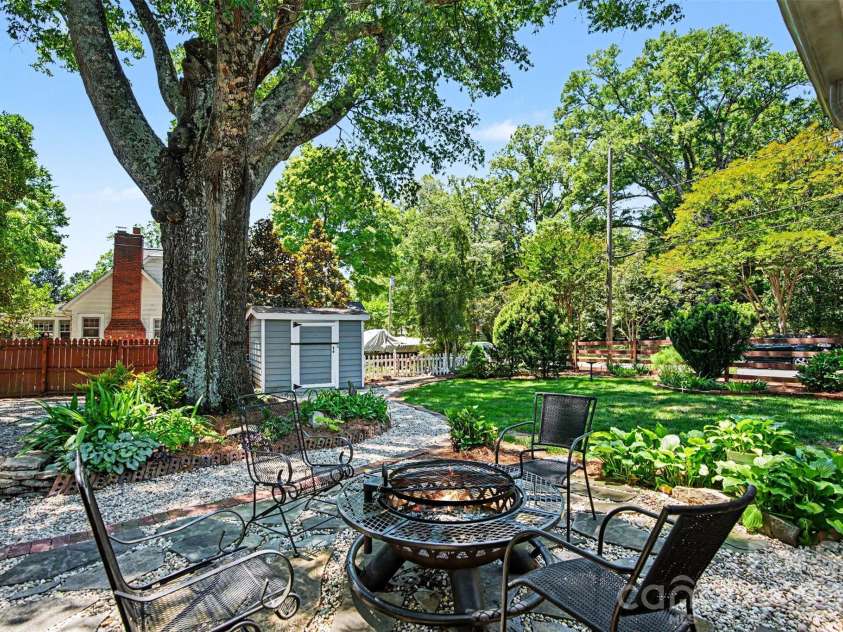 415 5th Avenue, Gastonia, NC 28052.  MLS# CAR4374559, YatesRealty ID 30167. Relaxing Backyard