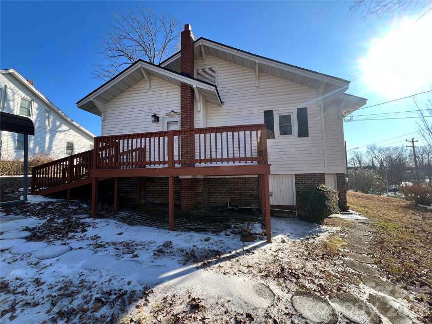 203 Cannon Avenue, Albemarle, NC 28001.  MLS# CAR4341584, YatesRealty ID 3017. Deck with Ramp 