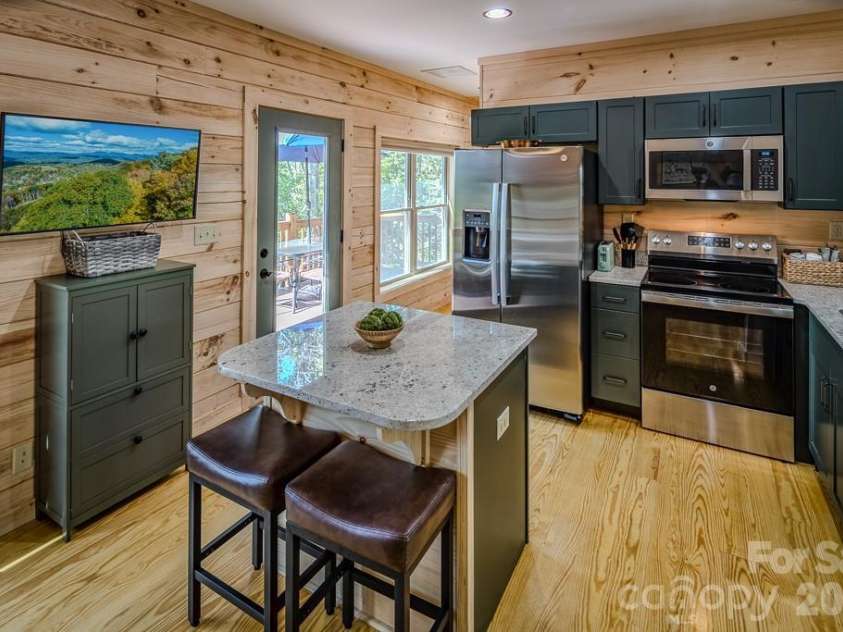 225 Oak Road, Beech Mountain, NC 28604.  MLS# CAR4341690, YatesRealty ID 3018. 