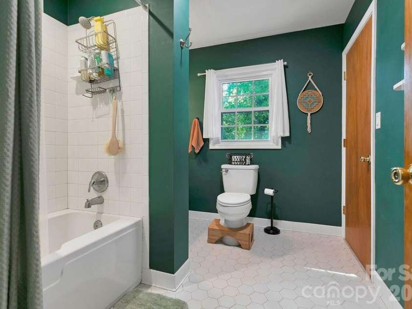 113 Byrd Lane, Brevard, NC 28712.  MLS# CAR4388450, YatesRealty ID 30182. Bathroom with Primary Bedroom Access