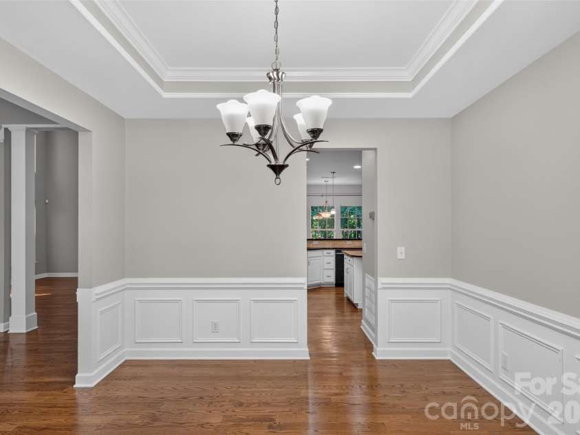 203 Elven Court, Waxhaw, NC 28173.  MLS# CAR4382799, YatesRealty ID 30186. Dining room