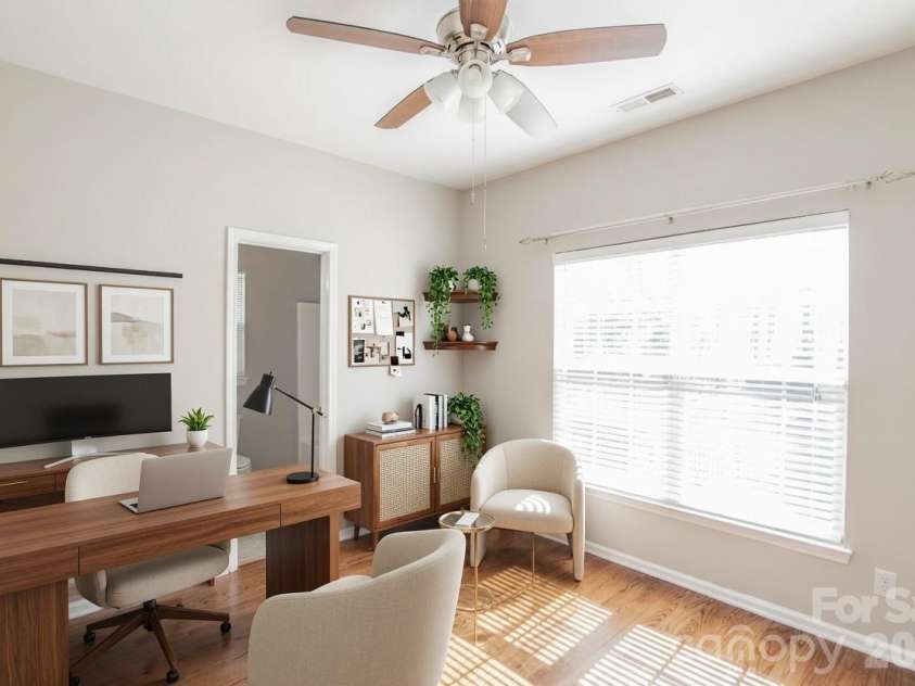 203 Elven Court, Waxhaw, NC 28173.  MLS# CAR4382799, YatesRealty ID 30186. Guest Bedroom/Office Virtually Staged with Bath Access