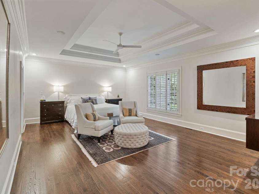 8124 Greencastle Drive, Charlotte, NC 28210.  MLS# CAR4364842, YatesRealty ID 30191. Primary bedroom. 