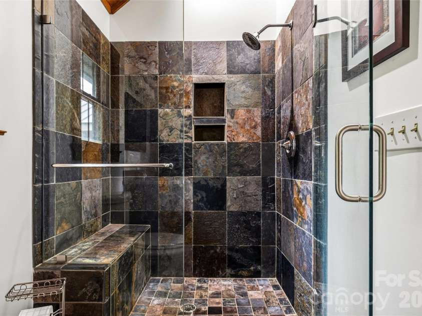 4862 Pinnacle Mountain Road, Zirconia, NC 28790.  MLS# CAR4383649, YatesRealty ID 30211. Bathroom