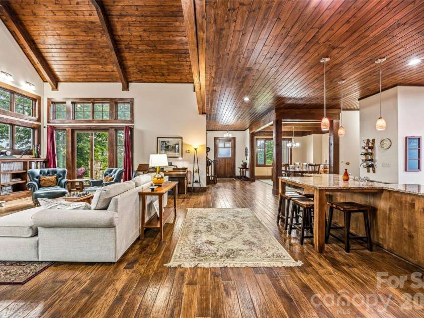 4862 Pinnacle Mountain Road, Zirconia, NC 28790.  MLS# CAR4383649, YatesRealty ID 30211. Clean architectural lines