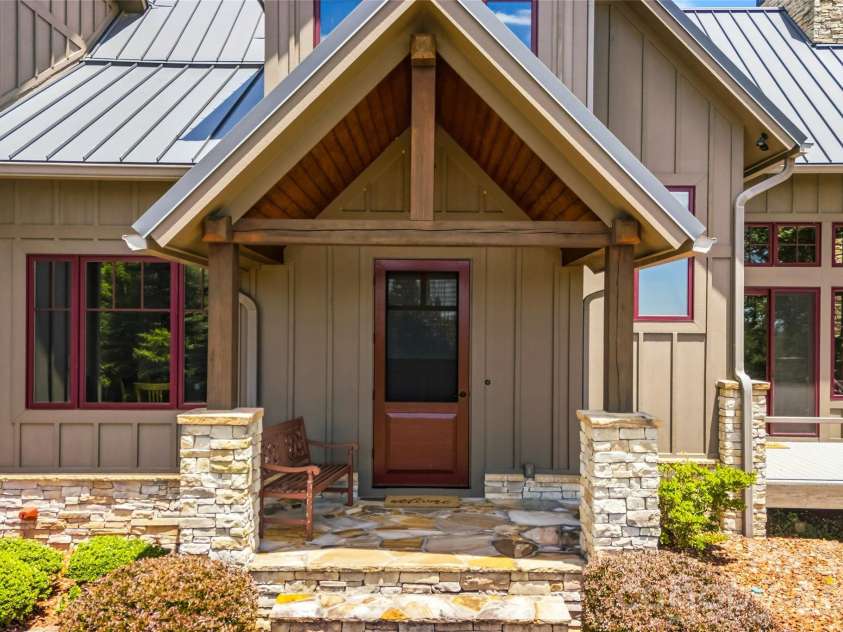 4862 Pinnacle Mountain Road, Zirconia, NC 28790.  MLS# CAR4383649, YatesRealty ID 30211. Custom craftsman construction
