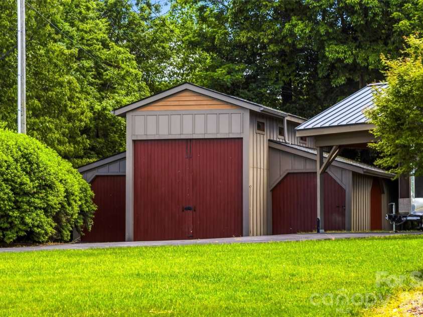4862 Pinnacle Mountain Road, Zirconia, NC 28790.  MLS# CAR4383649, YatesRealty ID 30211. RV Storage or incredible workshop space