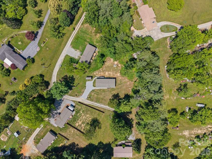 151 Field Sparrow Lane, Hendersonville, NC 28792.  MLS# CAR4388296, YatesRealty ID 30216. Aerial View