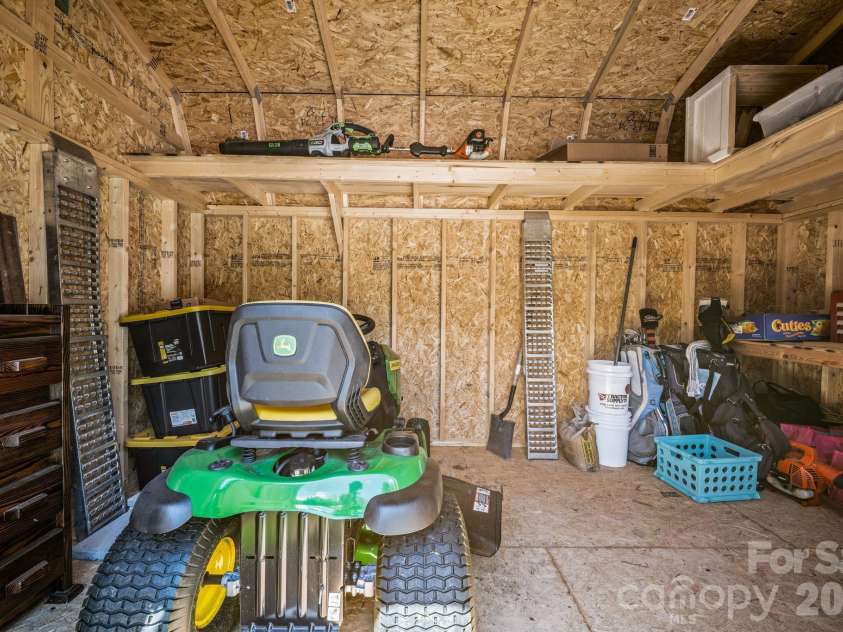 151 Field Sparrow Lane, Hendersonville, NC 28792.  MLS# CAR4388296, YatesRealty ID 30216. Spacious Shed