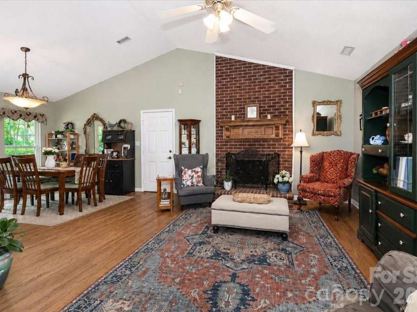 6803 Lowesville Lane, Stanley, NC 28164.  MLS# CAR4385358, YatesRealty ID 30226. Living Room