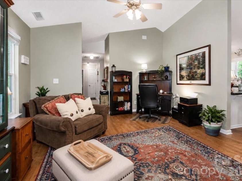 6803 Lowesville Lane, Stanley, NC 28164.  MLS# CAR4385358, YatesRealty ID 30226. Living Room