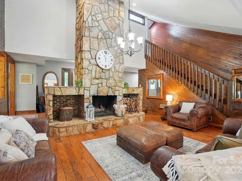7204 NC 218 Highway, Marshville, NC 28103.  MLS# CAR4273852, YatesRealty ID 30238. Stunning 2 Story Stone Fireplace