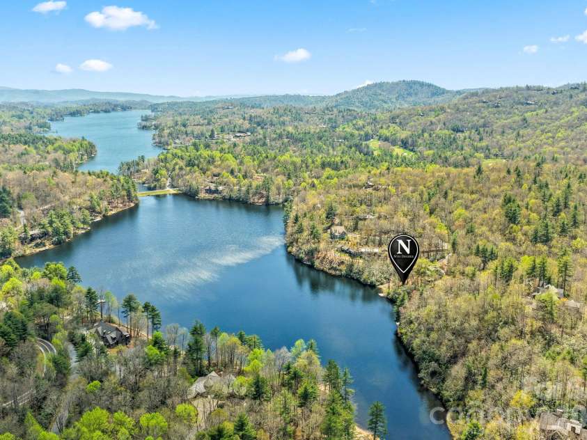 95 Cardinal Trace, Lake Toxaway, NC 28747.  MLS# CAR4431327, YatesRealty ID 30238. Aerial View