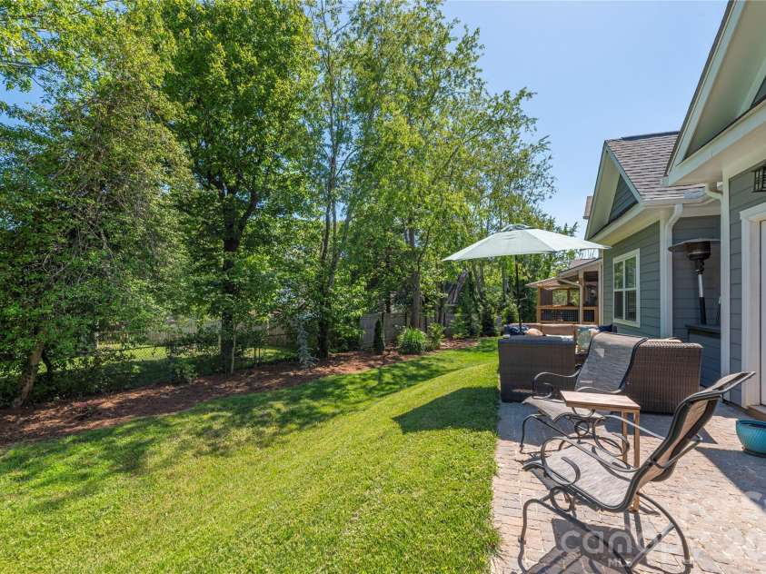28 Reagan Run Court, Arden, NC 28704.  MLS# CAR4377989, YatesRealty ID 30240. Back yard