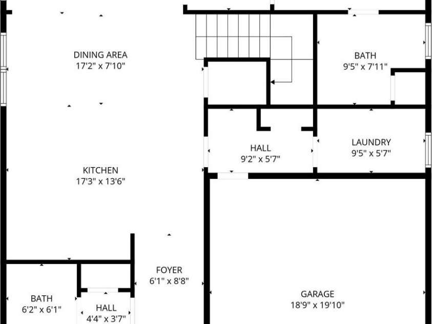 28 Reagan Run Court, Arden, NC 28704.  MLS# CAR4377989, YatesRealty ID 30240. Main level floor plan