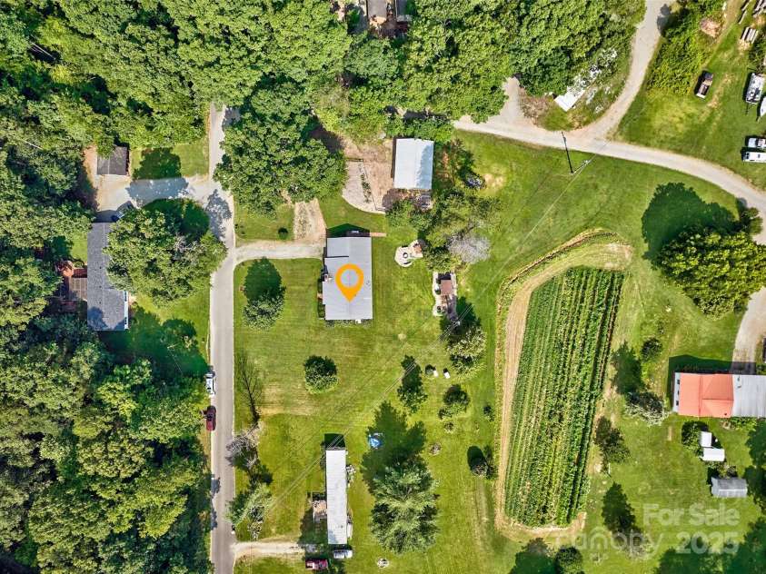 7753 Caswell Road, Stanley, NC 28164.  MLS# CAR4276529, YatesRealty ID 30264. A little higher view