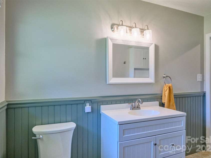 7753 Caswell Road, Stanley, NC 28164.  MLS# CAR4276529, YatesRealty ID 30264. New vanity in bathroom