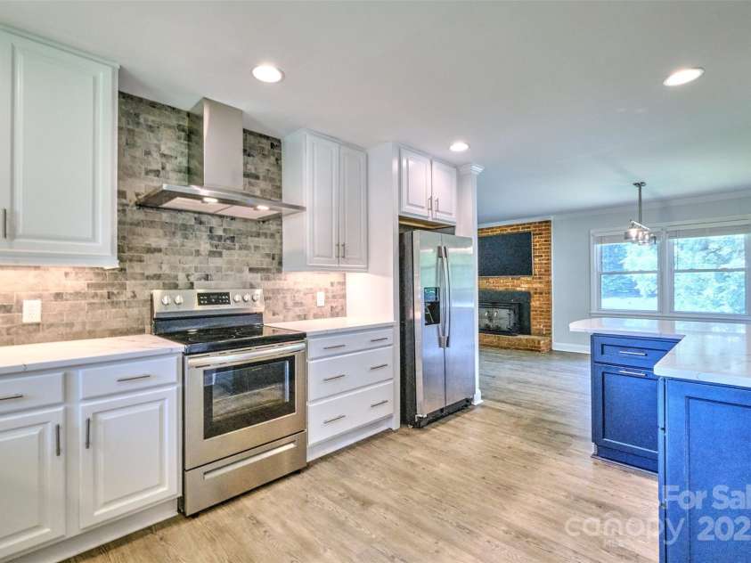 7753 Caswell Road, Stanley, NC 28164.  MLS# CAR4276529, YatesRealty ID 30264. Open living concept home