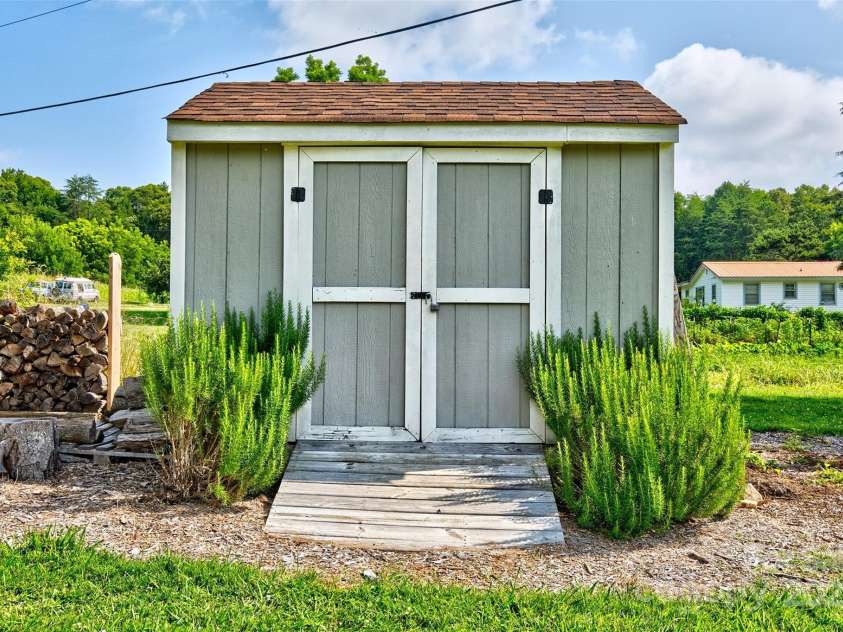 7753 Caswell Road, Stanley, NC 28164.  MLS# CAR4276529, YatesRealty ID 30264. Outbuilding for yard toys