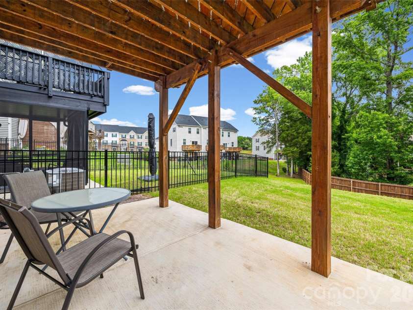2605 Grantham Place Drive, Fort Mill, SC 29715.  MLS# CAR4382900, YatesRealty ID 30265. Lower patio