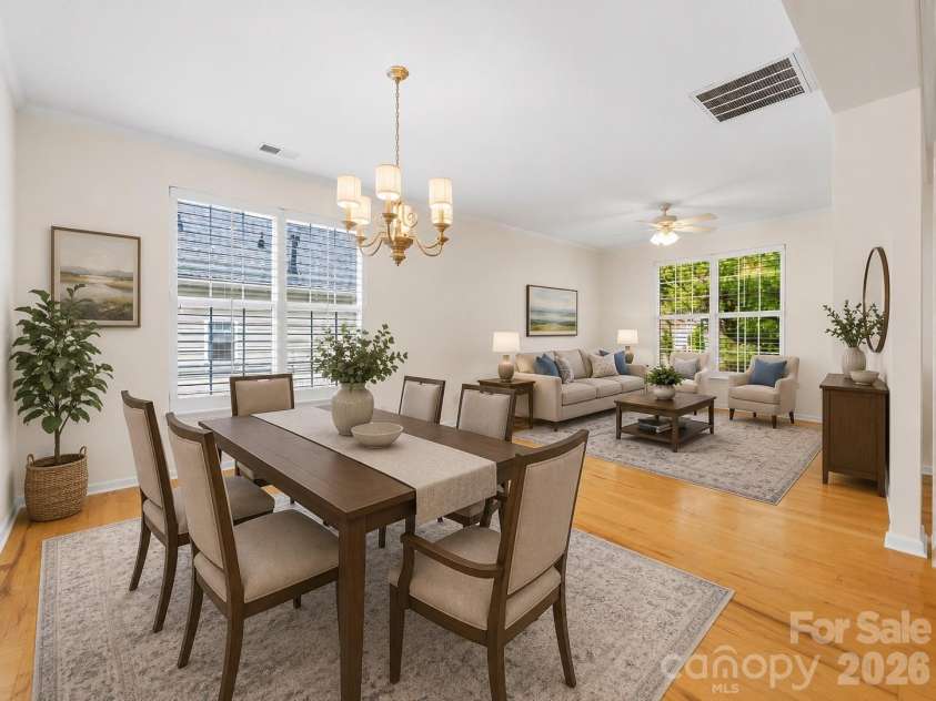 877 Platinum Drive, Fort Mill, SC 29708.  MLS# CAR4378707, YatesRealty ID 30267. Al-Enhanced, virtually-staged photo
