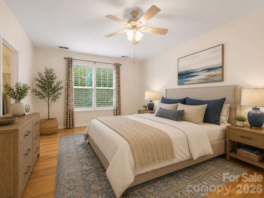 877 Platinum Drive, Fort Mill, SC 29708.  MLS# CAR4378707, YatesRealty ID 30267. Al-Enhanced, virtually-staged photo