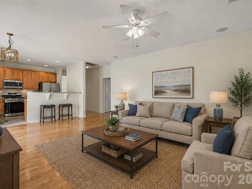 877 Platinum Drive, Fort Mill, SC 29708.  MLS# CAR4378707, YatesRealty ID 30267. Al-Enhanced, virtually-staged photo